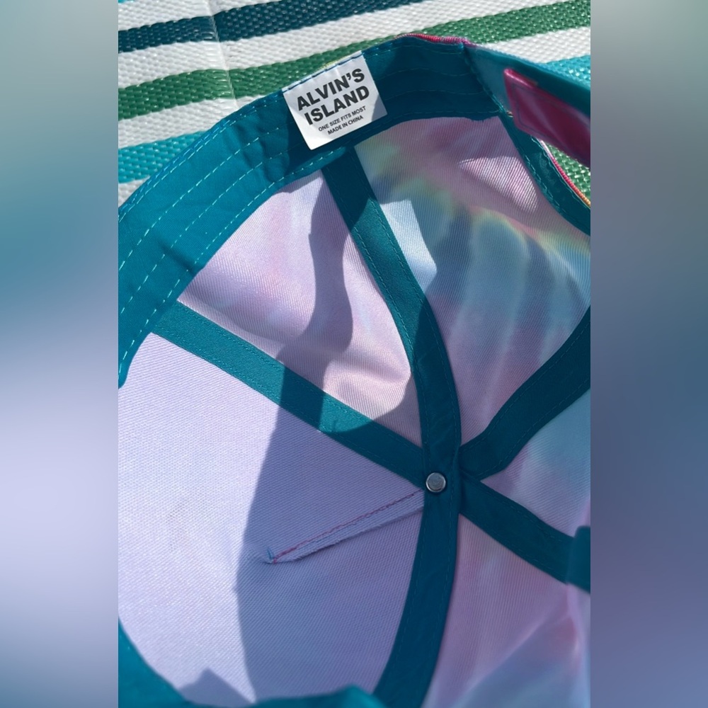 Pensacola Beach Multi-Color Swim Cap - Picture 4 of 10